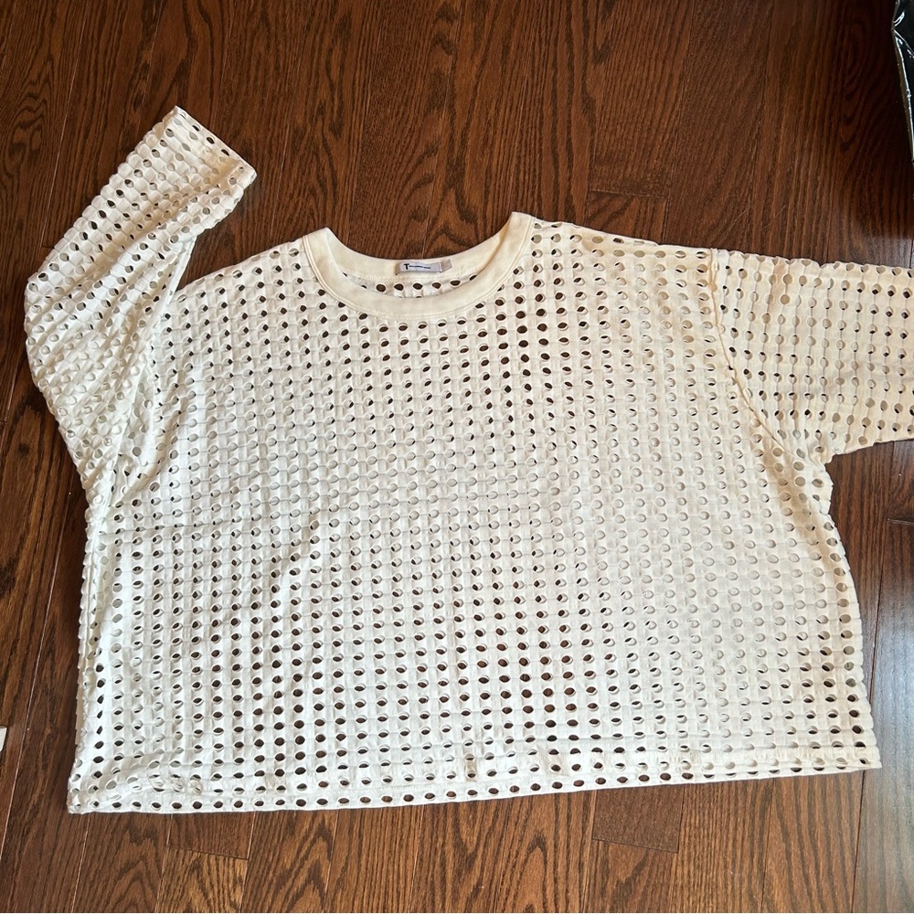 Alexander Wang Cutout white long sleeve